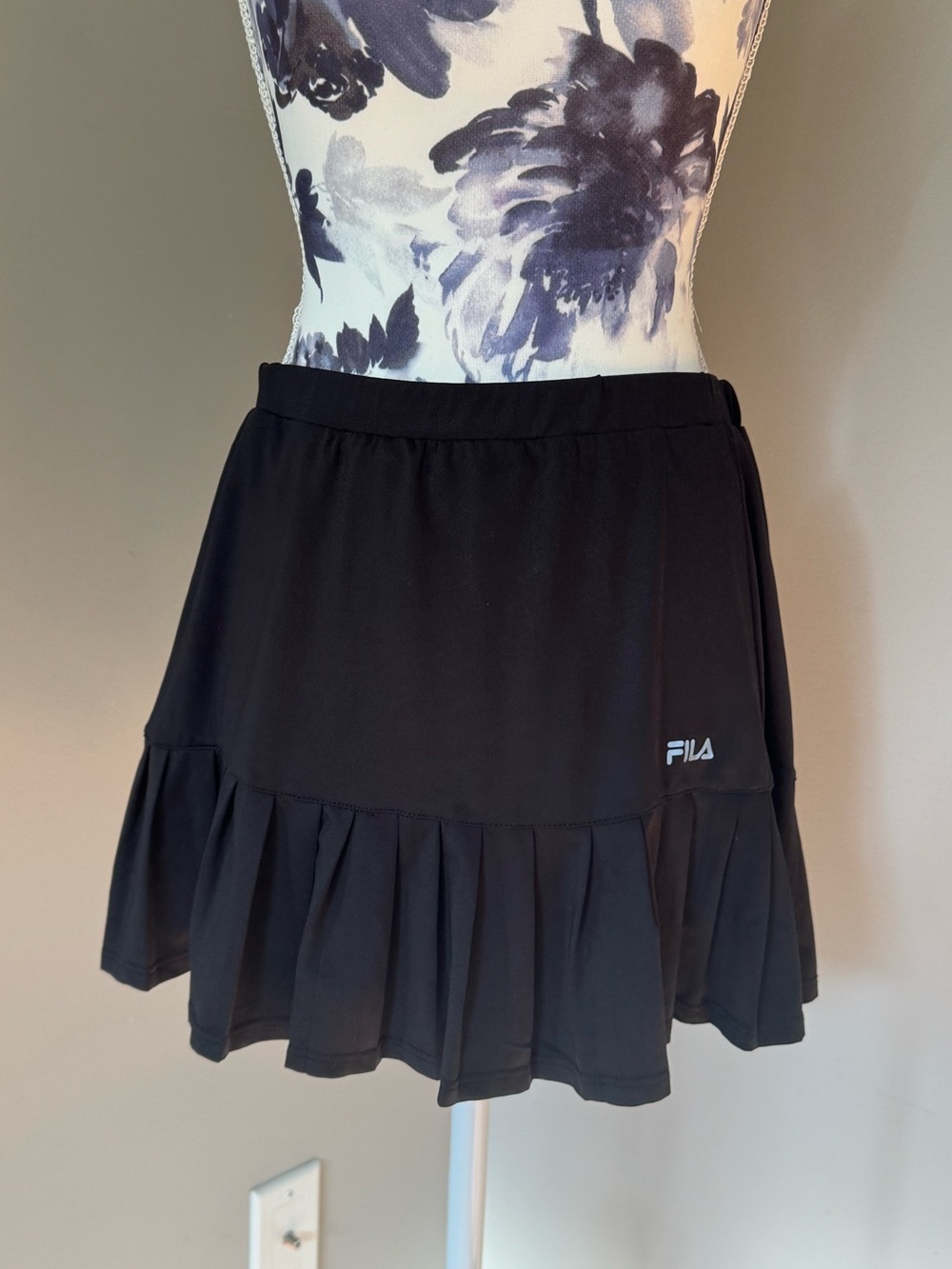 Fila Black Ruffle Active Skort